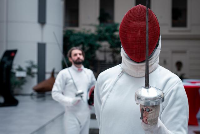 Evropský univerzitní šermířský pohár v šermu kordem na VUT. | Autor: Jakub Rozboud