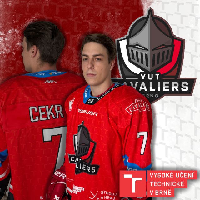 New hockey jerseys of VUT Cavaliers Brno. | Autor: VUT Cavaliers Brno archive.