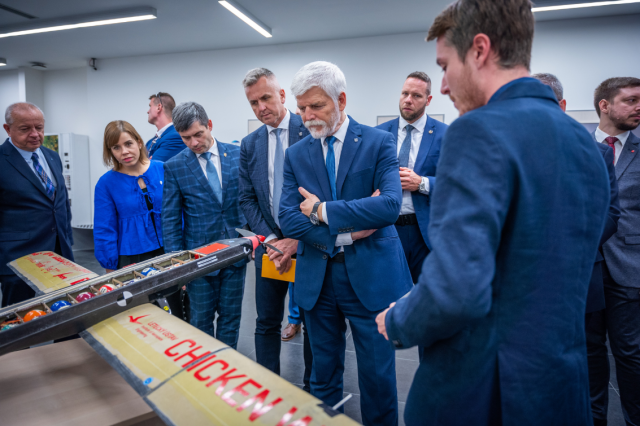  Presentation of student creative activities to the President of the Republic Petr Pavel. | Autor: Václav Koníček