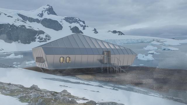 Architects from BUT designed an innovative version of a polar station in Antarctica. | Autor: FA BUT